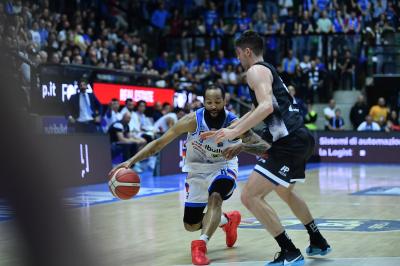 TREVISO 19 04 2025 LBA CAMPIONATO 2024-2025 NUTRIBULLET TREVISO BASKET - DERTHONA BASKET