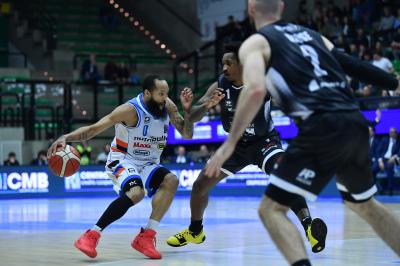 TREVISO 19 04 2025 LBA CAMPIONATO 2024-2025 NUTRIBULLET TREVISO BASKET - DERTHONA BASKET
