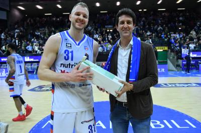 TREVISO 19 04 2025 LBA CAMPIONATO 2024-2025 NUTRIBULLET TREVISO BASKET - DERTHONA BASKET