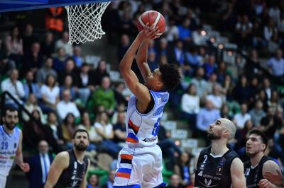 TREVISO 19 04 2025 LBA CAMPIONATO 2024-2025 NUTRIBULLET TREVISO BASKET - DERTHONA BASKET