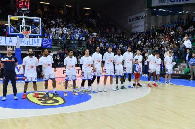 TREVISO 19 04 2025 LBA CAMPIONATO 2024-2025 NUTRIBULLET TREVISO BASKET - DERTHONA BASKET