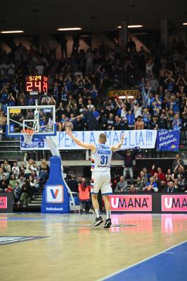 TREVISO 19 04 2025 LBA CAMPIONATO 2024-2025 NUTRIBULLET TREVISO BASKET - DERTHONA BASKET
