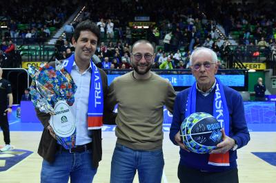 TREVISO 19 04 2025 LBA CAMPIONATO 2024-2025 NUTRIBULLET TREVISO BASKET - DERTHONA BASKET