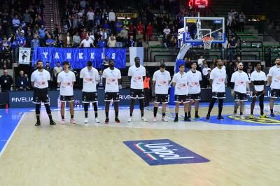 TREVISO 19 04 2025 LBA CAMPIONATO 2024-2025 NUTRIBULLET TREVISO BASKET - DERTHONA BASKET