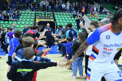TREVISO 19 04 2025 LBA CAMPIONATO 2024-2025 NUTRIBULLET TREVISO BASKET - DERTHONA BASKET
