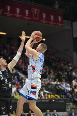 TREVISO 19 04 2025 LBA CAMPIONATO 2024-2025 NUTRIBULLET TREVISO BASKET - DERTHONA BASKET