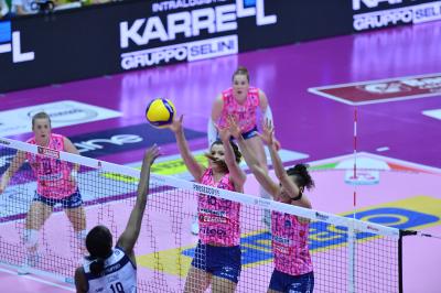 TREVISO 22 04 2025 LEGAVOLLEY PLAYOFF CAMPIONATO 2024-2025 PROSECCO DOC IMOCO - NUMIA VERO VOLLEY