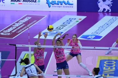 TREVISO 22 04 2025 LEGAVOLLEY PLAYOFF CAMPIONATO 2024-2025 PROSECCO DOC IMOCO - NUMIA VERO VOLLEY