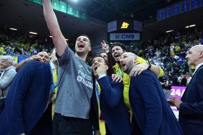 TREVISO 22 04 2025 LEGAVOLLEY PLAYOFF CAMPIONATO 2024-2025 PROSECCO DOC IMOCO - CONSEGNA SCUDETTO
