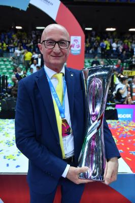 TREVISO 22 04 2025 LEGAVOLLEY PLAYOFF CAMPIONATO 2024-2025 PROSECCO DOC IMOCO - CONSEGNA SCUDETTO