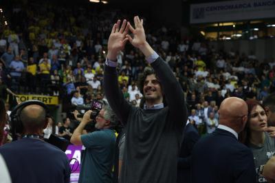 TREVISO 22 04 2025 LEGAVOLLEY PLAYOFF CAMPIONATO 2024-2025 PROSECCO DOC IMOCO - CONSEGNA SCUDETTO