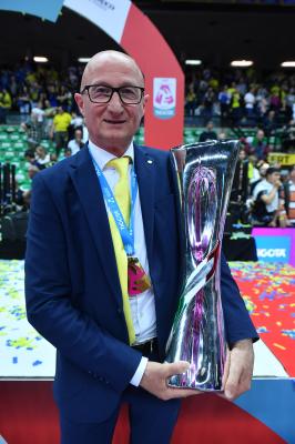 TREVISO 22 04 2025 LEGAVOLLEY PLAYOFF CAMPIONATO 2024-2025 PROSECCO DOC IMOCO - CONSEGNA SCUDETTO