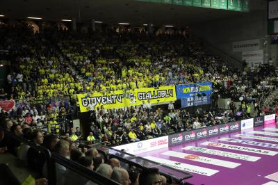 TREVISO 22 04 2025 LEGAVOLLEY PLAYOFF CAMPIONATO 2024-2025 PROSECCO DOC IMOCO - CONSEGNA SCUDETTO