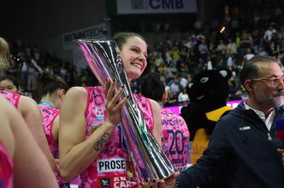 TREVISO 22 04 2025 LEGAVOLLEY PLAYOFF CAMPIONATO 2024-2025 PROSECCO DOC IMOCO - CONSEGNA SCUDETTO