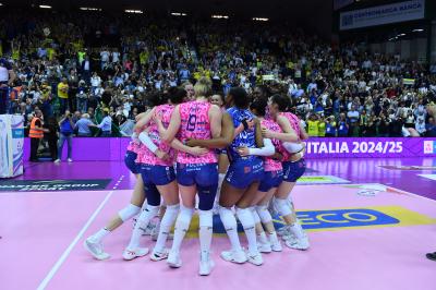 TREVISO 22 04 2025 LEGAVOLLEY PLAYOFF CAMPIONATO 2024-2025 PROSECCO DOC IMOCO - NUMIA VERO VOLLEY