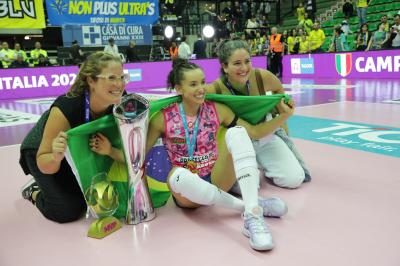 TREVISO 22 04 2025 LEGAVOLLEY PLAYOFF CAMPIONATO 2024-2025 PROSECCO DOC IMOCO - CONSEGNA SCUDETTO