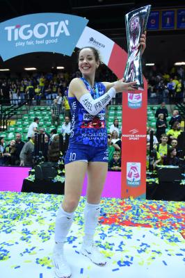 TREVISO 22 04 2025 LEGAVOLLEY PLAYOFF CAMPIONATO 2024-2025 PROSECCO DOC IMOCO - CONSEGNA SCUDETTO