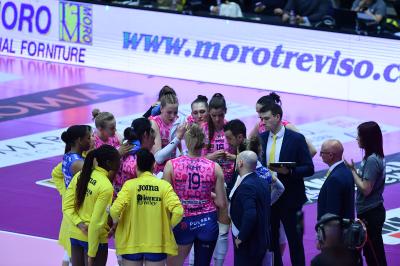 TREVISO 22 04 2025 LEGAVOLLEY PLAYOFF CAMPIONATO 2024-2025 PROSECCO DOC IMOCO - NUMIA VERO VOLLEY