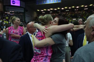 TREVISO 22 04 2025 LEGAVOLLEY PLAYOFF CAMPIONATO 2024-2025 PROSECCO DOC IMOCO - CONSEGNA SCUDETTO