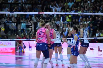 TREVISO 22 04 2025 LEGAVOLLEY PLAYOFF CAMPIONATO 2024-2025 PROSECCO DOC IMOCO - NUMIA VERO VOLLEY