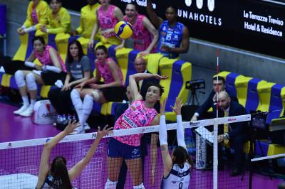 TREVISO 22 04 2025 LEGAVOLLEY PLAYOFF CAMPIONATO 2024-2025 PROSECCO DOC IMOCO - NUMIA VERO VOLLEY
