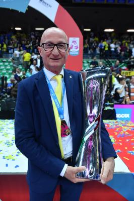 TREVISO 22 04 2025 LEGAVOLLEY PLAYOFF CAMPIONATO 2024-2025 PROSECCO DOC IMOCO - CONSEGNA SCUDETTO