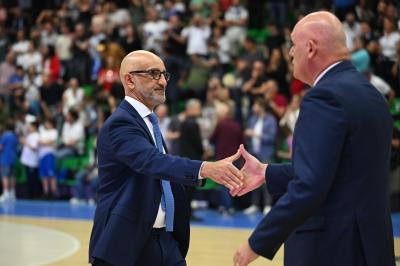 TREVISO 04 05 2025 LBA CAMPIONATO 2024-2025 NUTRIBULLET TREVISO BASKET - UMANA REYER VENEZIA