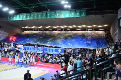 TREVISO 04 05 2025 LBA CAMPIONATO 2024-2025 NUTRIBULLET TREVISO BASKET - UMANA REYER VENEZIA