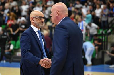 TREVISO 04 05 2025 LBA CAMPIONATO 2024-2025 NUTRIBULLET TREVISO BASKET - UMANA REYER VENEZIA