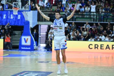 TREVISO 04 05 2025 LBA CAMPIONATO 2024-2025 NUTRIBULLET TREVISO BASKET - UMANA REYER VENEZIA
